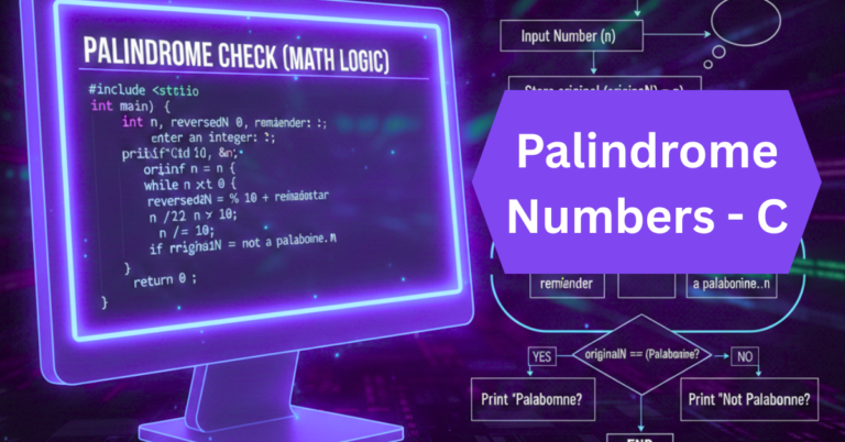 Palindrome Numbers in C