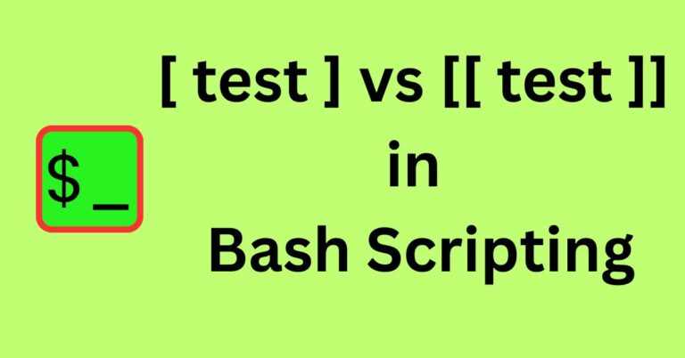 [ test ] vs [[ test ]] in bash